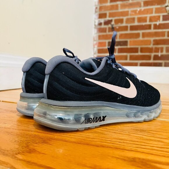 Nike Air Max 2017 849560-008 Womens Black Pink Low Top Running Shoes Size 10 - Picture 7 of 16